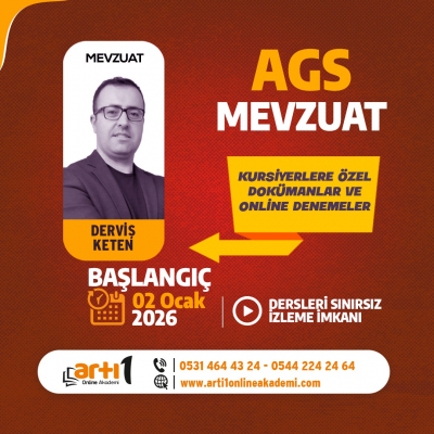 2026 MEB - AGS MEVZUAT SORU - KONU CANLI DERS 