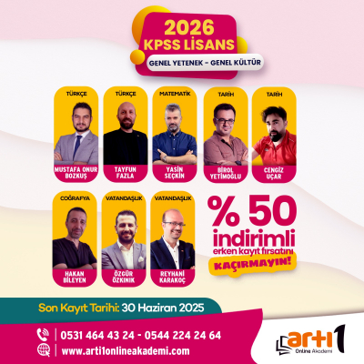 2026 KPSS LİSANS ERKEN KAYIT PAKETİ